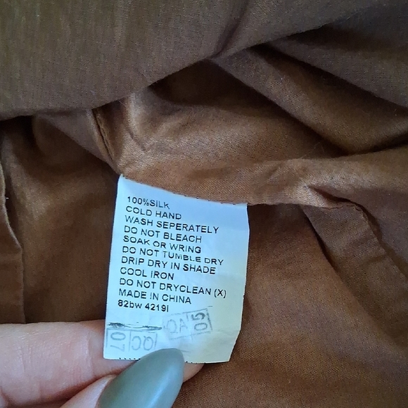 Elegant Brown Patterned Mini Dress - Picture 7 of 7